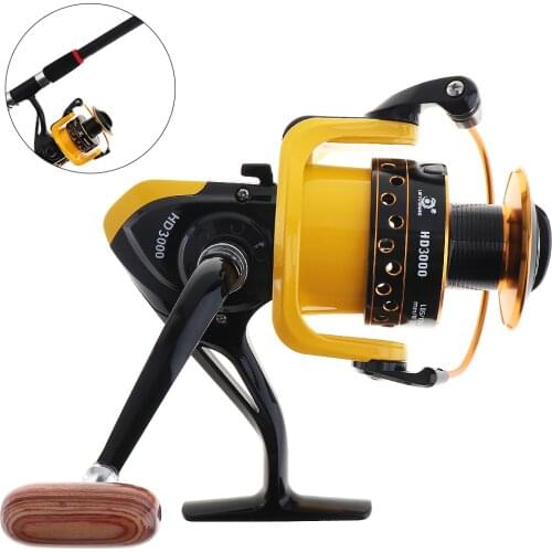 German Technology Carp Fishing Reel Wheel 12BB 5.2:1 1000-7000 Spinning Reel with 8kg Drag Power for Ocean Boat / Rock Fishing