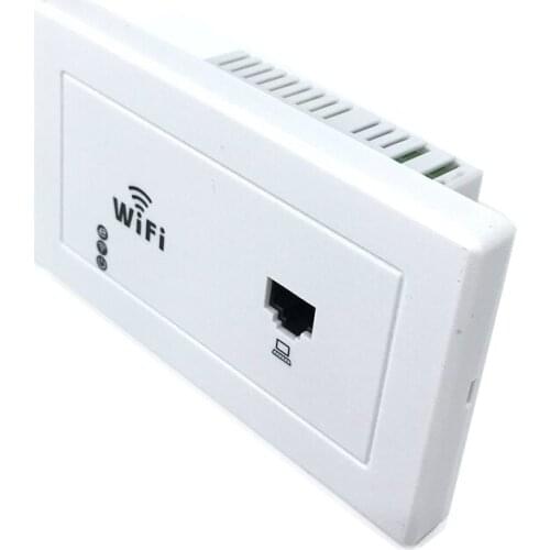 ANDDEAR White Wireless WiFi in Wall AP High Quality Hotel Rooms Wi-Fi Cover Mini Wall-mount AP Router Access Point