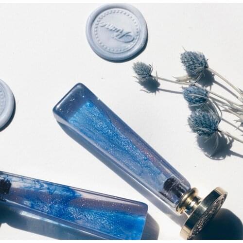 Fashion Lacquer Seal Resin Handle Set Envelope Wedding Invitation Sealing Hand Account Sealing Wax Seal Stamp