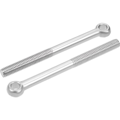 Uxcell Stainless Steel Machine Shoulder Lift Eye Bolt Rigging 1 M12x140mm-2pcs
