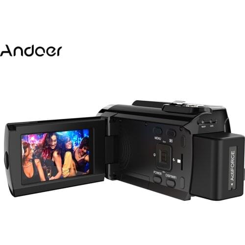 New Andoer HDV-534K 4K 48MP WiFi Digital Video Camera 3inch Capacitive Touchscreen IR Infrared Night Sight 16X Zoom