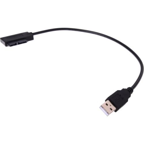 NEW Usb To 7+6 13pin Slim Sata/ide Cd Dvd Rom Optical Drive Cable Adapter For Notebook Laptop