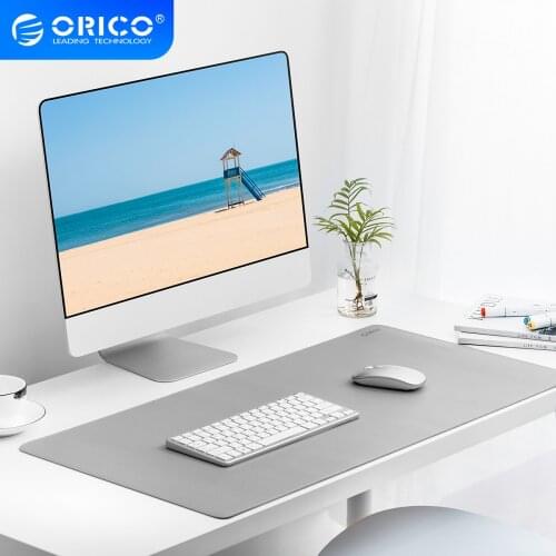ORICO Double-side Large Mouse Pad Gaming MousePad Computer PU Leather PC Desk Mat Cork Ultra Thin keyboard pad Waterproof