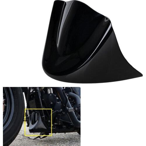 Motorcycle Front Chin Spoiler Air Dam Fairing Windshield Mudguard For Harley Dyna 2006-2017