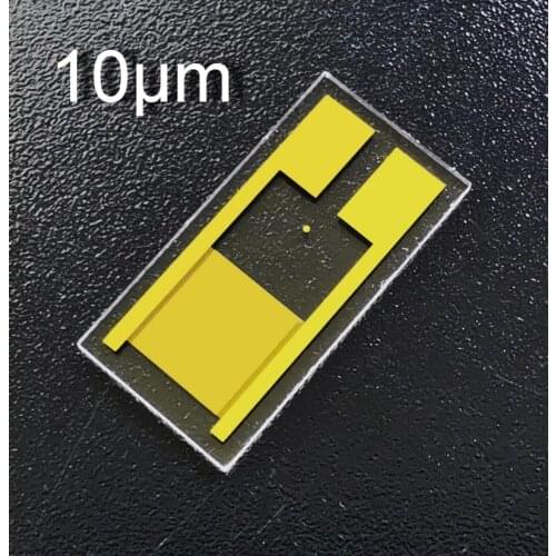 10um Transparent Interdigital Electrode Quartz Glass Capacitor Array MEMS Gas Biosensor Photoelectric Detection