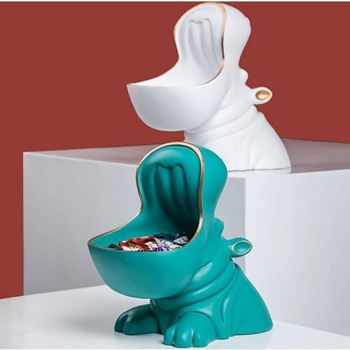 Home Decor Ornaments Home Storage Organization Creative Hippo Nordic Gateway Key Storage Box Household Decoration Ornaments