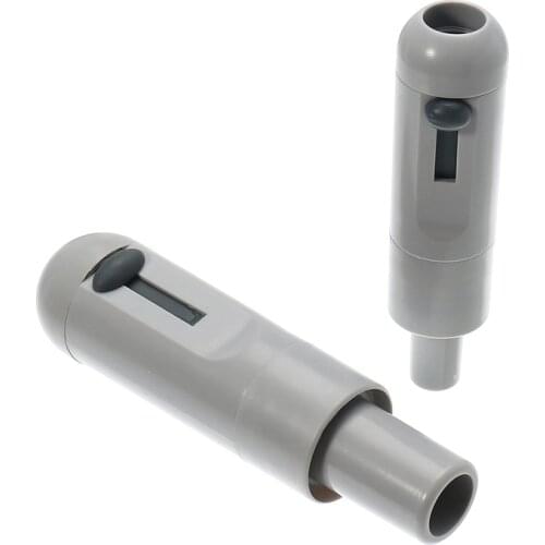 1pcs Grey Universal Saliva Swivel Sucker Suction Handle With Adjustable Valve Strong Weak Suction Autoclavable Dental Tool