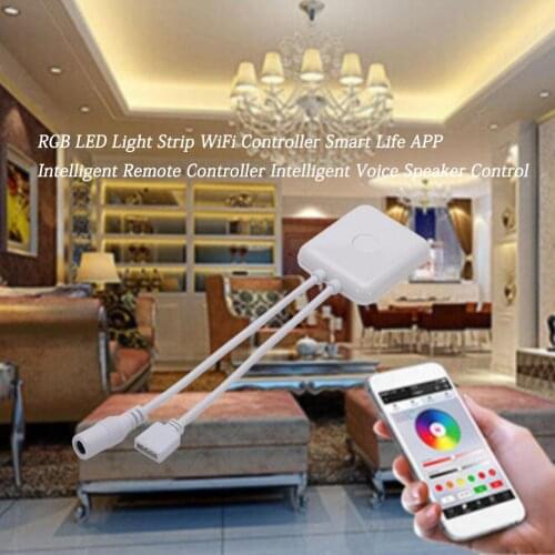 WiFi Led Controller DC 5-24V RGB LED Light Strip Controller Smart Life APP Remote Controller Intelligent Voice Speaker Control