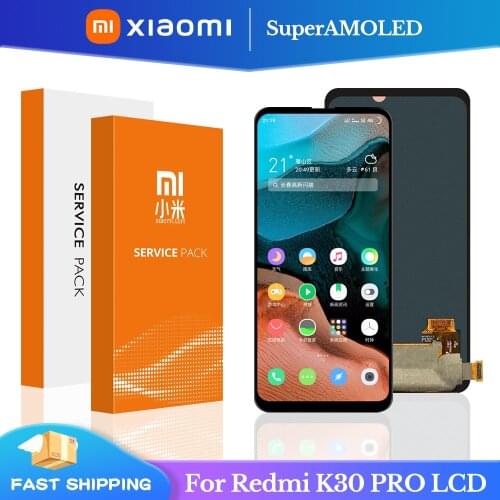 6.67" NEW Super AMOLED For Xiaomi Redmi K30 Pro LCD Screen Display +Touch Panel Digitizer For Xiaomi Poco F2 Pro Display