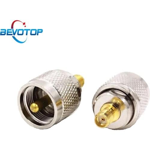 10 PCS/lot SMA Female to UHF L259 SO239 Male Plug RF Coaxial Connector Adapter