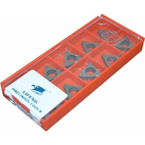 10PC（TNMG160404 160408 ST1603 MT1604）CNC Carbide Insert Shim Seat +10PC WCT515 Pin