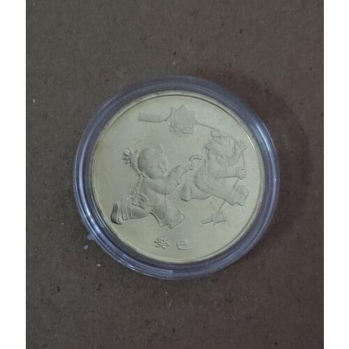 2013Year of the Snake 1 Yuan 25mm Chinese Original Coin Decor Zodiac Commemorative Coins 100% Real New Unc Rare