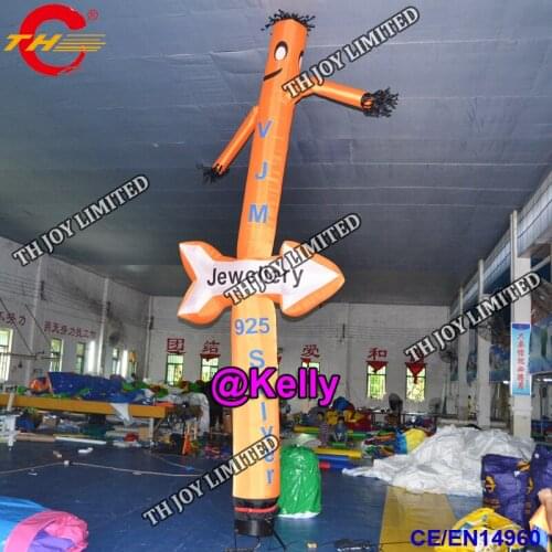 Free door shipping air dancer with arrow for commercial advertising, inflatable dancing man for outdoor promotion