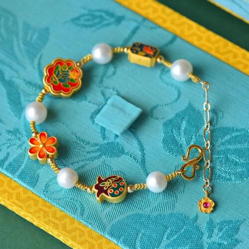 Natural Hetian Jade Bracelet Original Fashion Atmosphere Multi Jewels Bracelet Amazonite Lapis Lazuli Ornament for Women