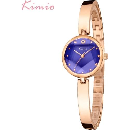 Kimio Hot Sale Fashion Casual Women Watches Dress Bracelet Wristwatches Small Dial Quartz Clock Relogio Feminino Female Gift Box
