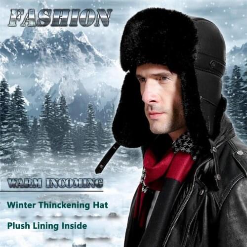 KISSGRAPE Men's Fur Hats