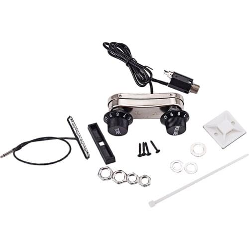 Pickup Set with Tone Volume Knob for Electric Guitar Violin Accessories High Output