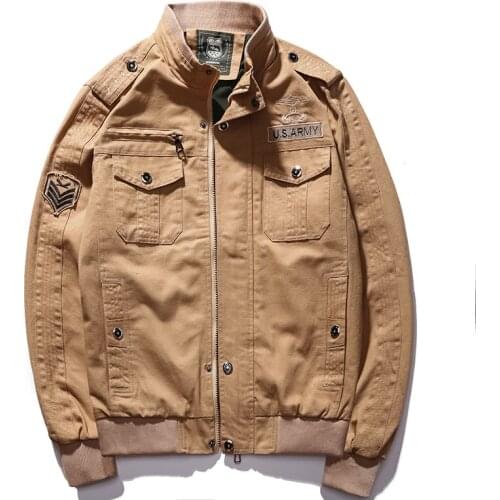 New Brand Military Jackets Men Autumn Army Pilot Bomber Jacket Air Force Men Windbreakers Tactical Combat Jackets