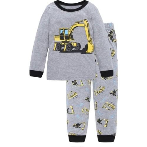 Hot Selling Cotton Childrens Clothing Boy Baby Cartoon Long-Sleeve Spider-BOYS Pajama Set Pajamas Air Conditioning Suit K152