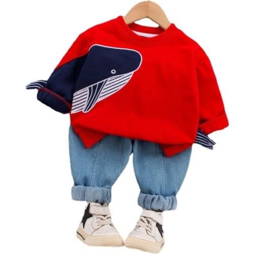 New Spring Autumn Baby Boys Girls Clothes Suit Fashion Children T-Shirt Pants 2Pcs/Sets Toddler Casual Clothing Kids Tracksuits