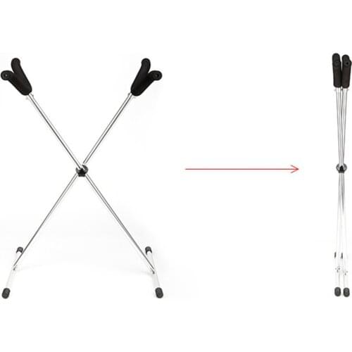 Foldable Metal model stand Airplane Showing Stand bracket For RC Airplane/RC Jets Silver