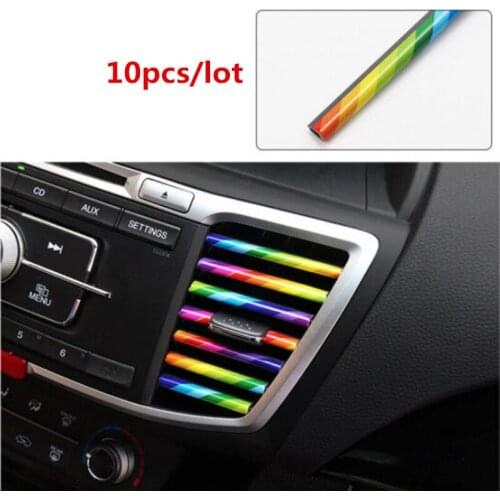 Car-styling 2020 New U Shaped DIY Air Vent Grille Decoration for Saturn Astra Aura Ion Outlook Vue For Hummer H1 H2 H3 H3T H5 H6