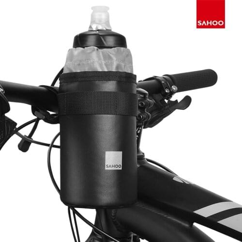 Sahoo Cycling Water Bottle Insulated Bag for Handlebar Mount 750ml Kettle Cooler Pouch Front Tube Frame Pannier 112050