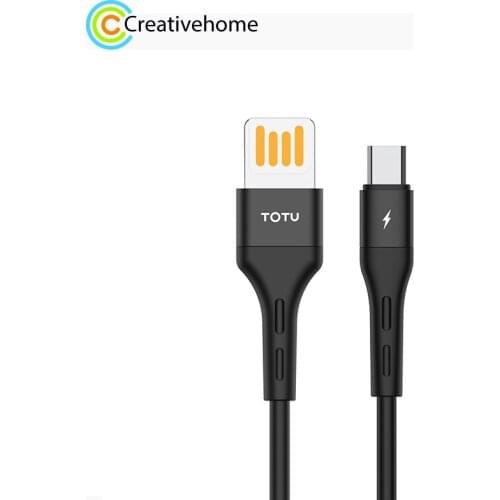 TOTUDESIGN BTA-028 Soft Series 3A Type-C / USB-C Silicone Charging Cable, Length: 1m