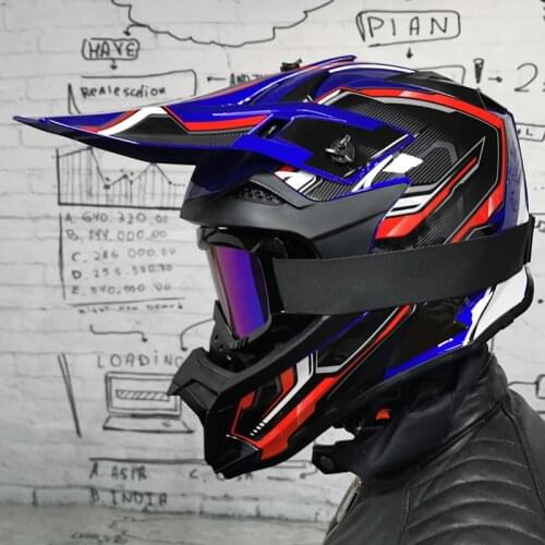 Outdoor Off Road Motorcycle Moto Dirt Bike Racing Helmet Set Racing Helmet motorcycle helmet full face hard hat safety