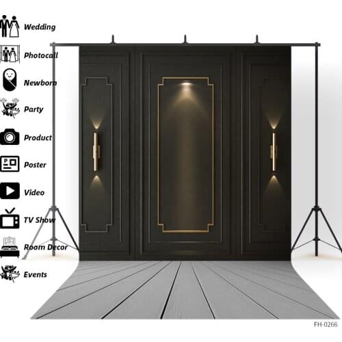 Vintage Dark Interior Wood Board Wall Wooden Floor Photo Backdrop Photography Background For Newborn Baby Food Pet Toy Photocall