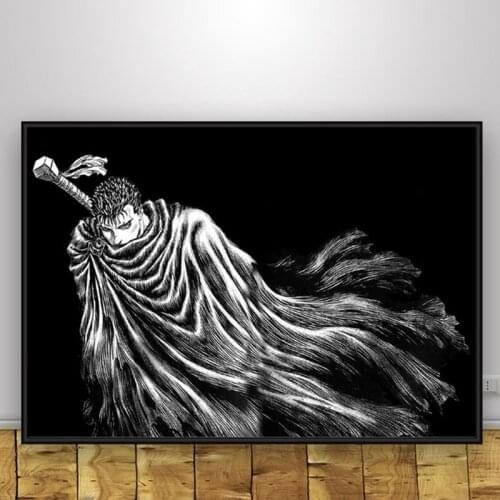 Hd printed Berserk Poster Japan Anime Art Silk Posters Wall home Decor Prints quadro cuadros no frame
