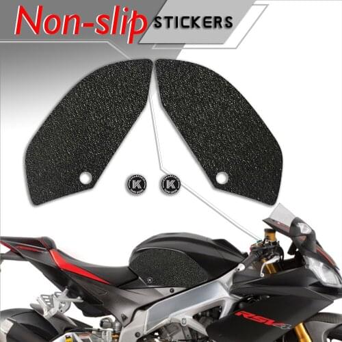 Motorcycle protection pad tank grip fuel tank pad sticker gasoline knee traction side Non-slip decals for APRILIA 09-10 RSV4 R