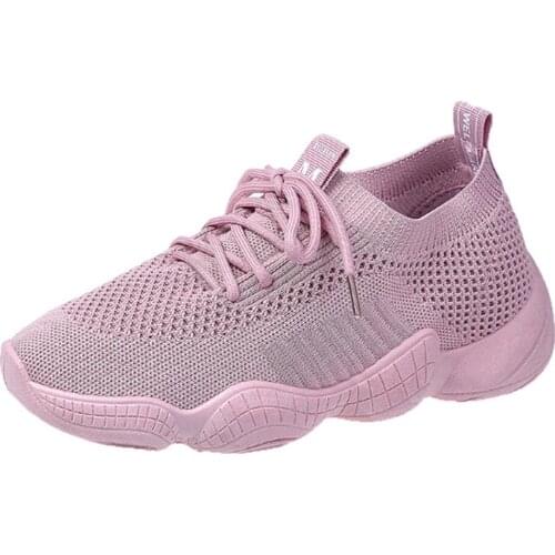 TaoBo 2019 Pink Women Shoes New Hollowed-out Casual Shoes Womens Flat Bottom Womens Casual Shoes Thick Heel Shoes