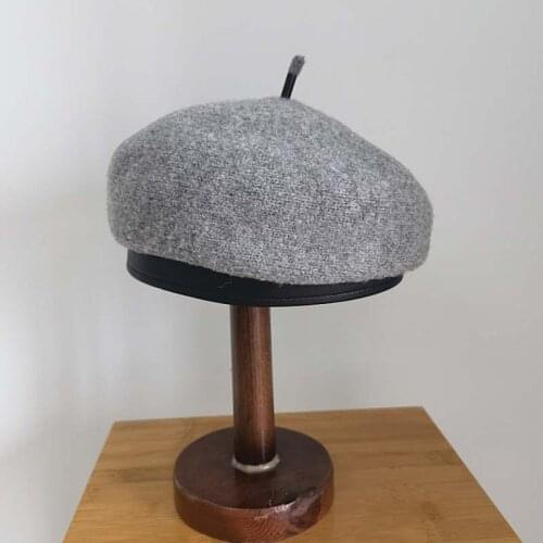 Fibonacci Winter Hats For Women Korean Knitted Wool Hat Cute Female Beanie Retro Casual Berets Fashion Knitting Painter Hat