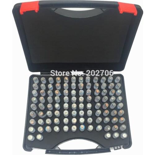 1.00~2.00mm~3.00mm~4.00~5.0 Precision Steel Pin Gauge step 0.01mm Smooth Plug Gauge Hole Gauge set pin Measuring Tool,101pcs/lot