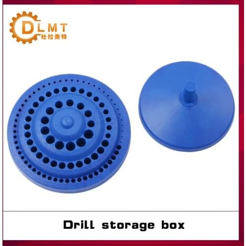 1pcs drill storage box, 100-hole plastic drill storage tray, dedicated for CNC machining center