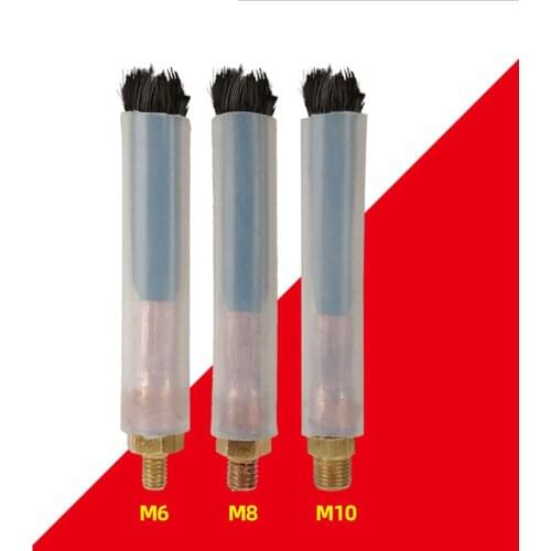 10PCS Copper Head Weld Brushes For Weld Seam Bead Joint Cleaning Polishing Machine Welding Seam Cleaner M6/M8/M10