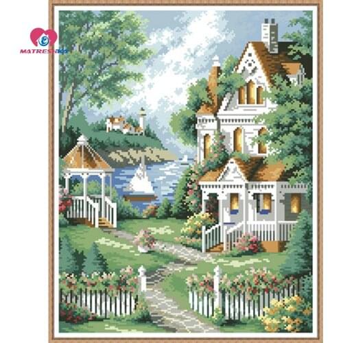 160 x 202 Lattice beads embroidery fields and gardens full beadwork home decor crafts needlework craft home decoration New 2015
