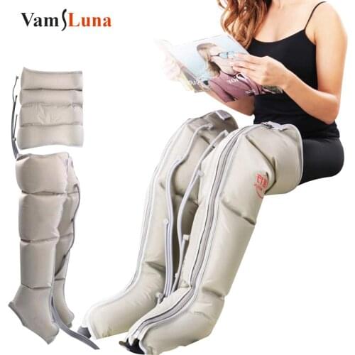 Electric Air Compression Leg Massager Air Boot Wraps Ankles Calf Massage Machine Promote Blood Circulation Relieve Pain Fatigue