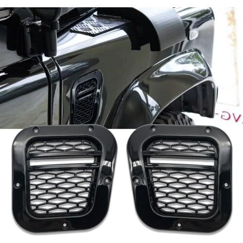 Car auto parts tuning air vent side vents grill 1pair left and right ABS for Land rover defend parts
