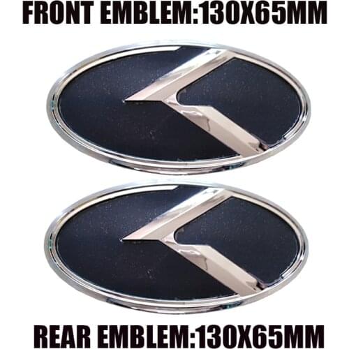 Black Carbon Fiber Car Sticker K logo Flight Front Rear Emblem Badge Steering Wheel Cap For KIA Forte Ceed Cerato Koup 2009-2013