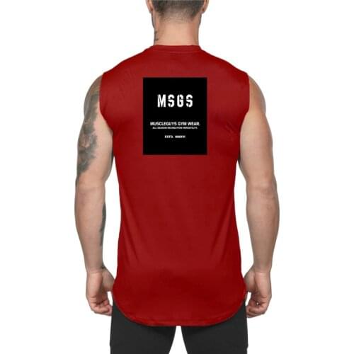 Mens Muscle Tank Top Brand Fashion Workout Cotton Musculation Gym Vest Clothing Bodybuilding Fitness Singlets Sleeveless Shirt
