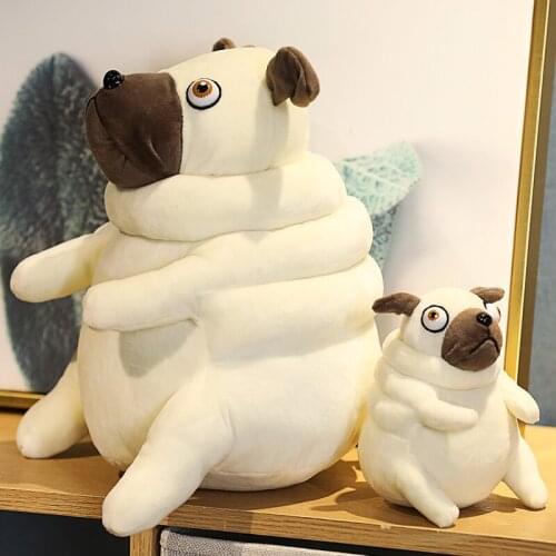Cute Bulldog Plush Doll Stuffed Dog Plush Toys for Children Soft Throw Pillow Baby Kids Puppy Gift