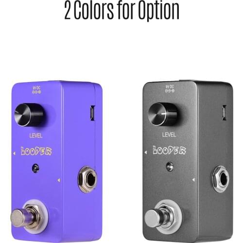 Muslady Mini Looper Guitar Effect Pedal Loop Pedal Ullimited Overdubs 5 Minutes Looping Time Guitar Pedal guitar accessories