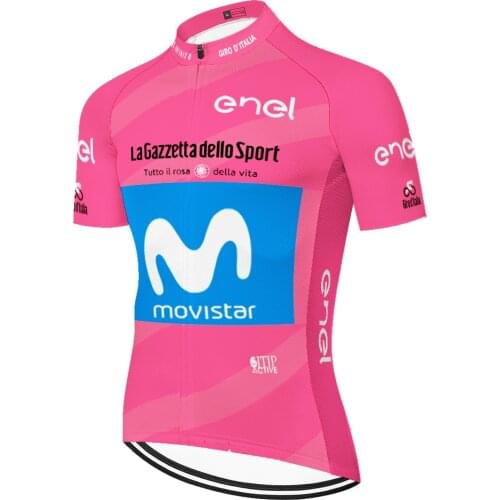 Movistar De Italia 2021 champion Cycling Jersey Summer Short Sleeve MTB Tops Cycling Shirt Ropa Maillot Ciclismo Racing Clothes