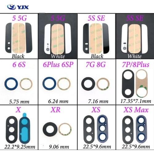 Original Rear Camera Lens for iPhone 11 pro max Back Camera Glass with Tape Replacement for Brokken Apple X XS Max XR 8 7 6s 6p