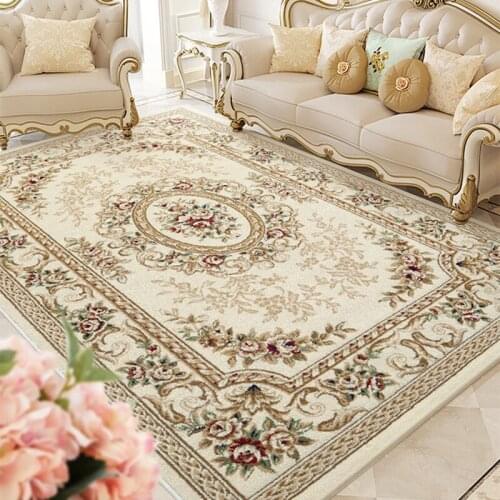 Persian Retro Carpets for Office Home Living Room Decorative Rug Bedroom Europe Large Carpet Parlor Sofa Coffee Table Floor Rugs
