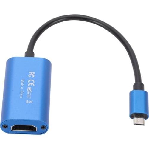 HDMI-compatible to USB-C Video Capture Card HD 1080P HDMI-com' To USB Video Capture Board Game Record Live Streaming Broadcast