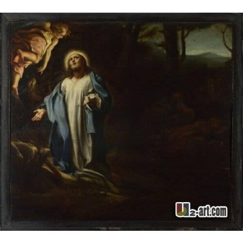 Canvas Prints by Correggio (Agony in the Garden) beautiful canvas oil painting prints for room Religion-001