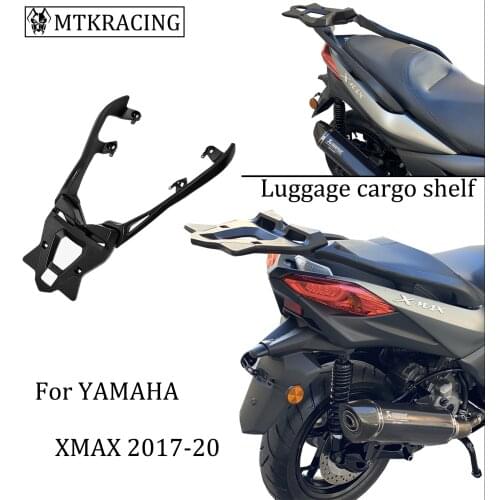 MTKRACING FOR YAMAHA XMAX 250 300 XMAX 300 2017-2020 Rear support luggage rack Support saddle bag carrier rack kit